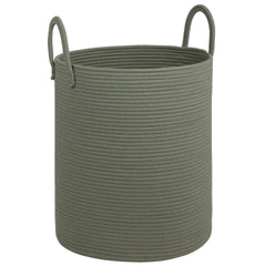 HOBASKET large laundry basket front view highlighting 55L capacity for blankets and laundry