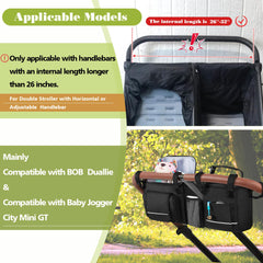 HODRANT detachable cooler on the handlebar keeps bottles and snacks within reach