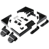 Hoeine sliding gate kit front view shows rugged hardware for porch gates