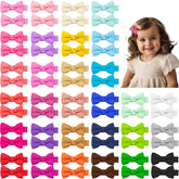 Hoewina 60pcs hair bows pack showcases vibrant color options for everyday outfits.