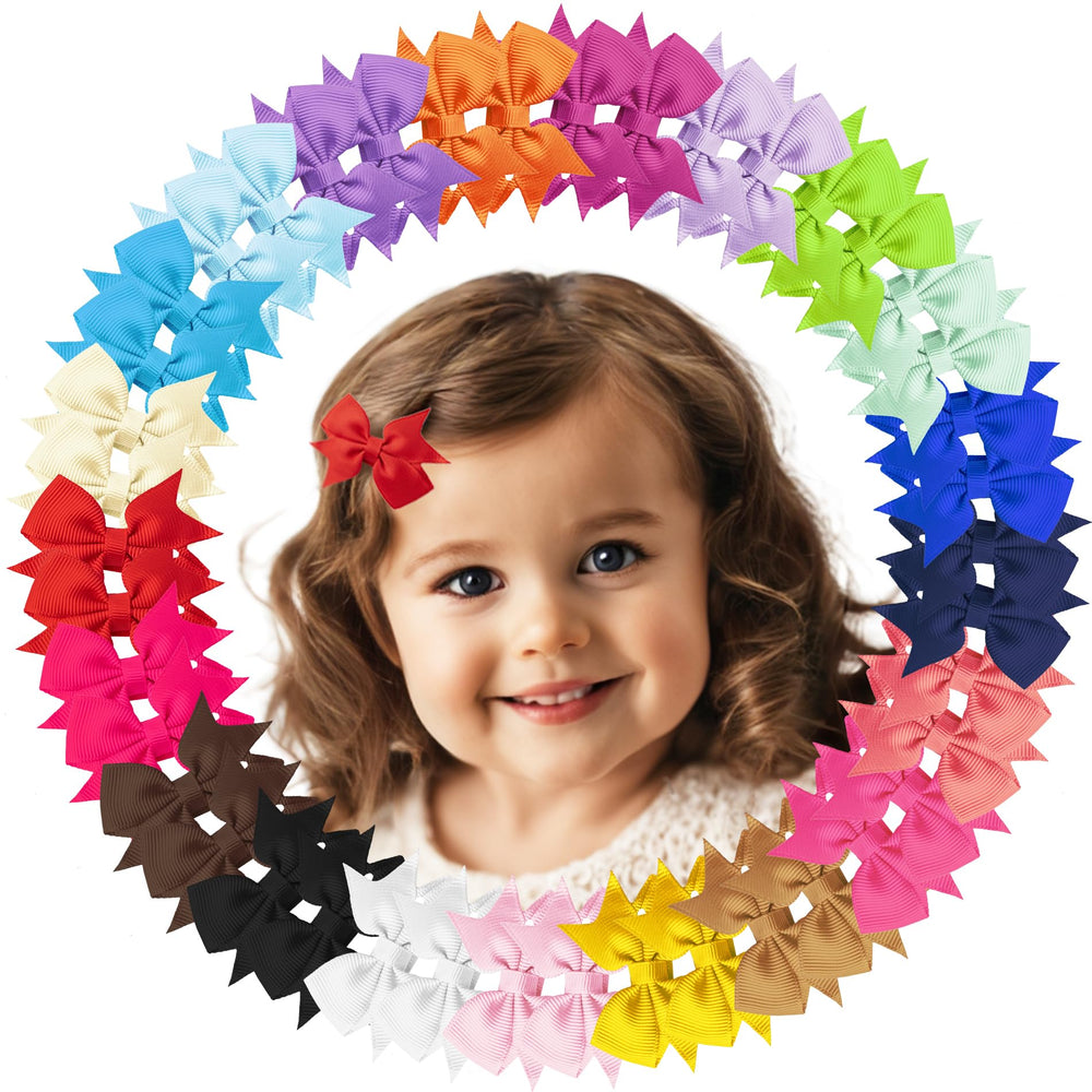 Hoewina hair bows collection features a 42-piece set for versatile daily styling