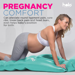 HOLO matte-pvc-material emphasizes safe, durable construction for pregnancy comfort.