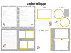 Holoary 76 guided pages layout organizes milestones and photos for easy memory keeping.