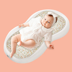 HOMBYS changing pad liner pink floral pattern highlights stylish, baby-safe cover for everyday use.