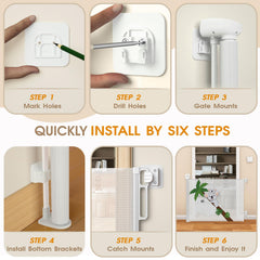 HOMEAL installation kit with brackets and screws for quick setup.