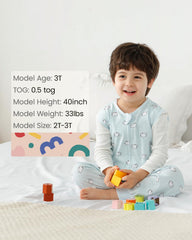 HOMEAL leg-length adjustment button helps the sack grow with your toddler