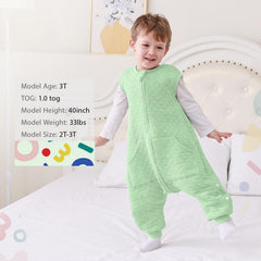 HOMEAL sleep sack features large pockets for storing items.