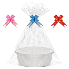 HomeGuSu baby gift basket closeup weave showcases artisanal texture for chic storage.
