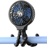HomeLifairy portable stroller fan clip-on keeps baby comfortable on walks.