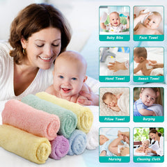 HOMEXCEL washcloths highlight long-lasting fabric that stays soft after washing.