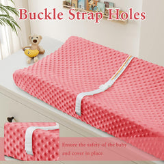 Homiest changing pad cover white-black, versatile nursery staple for durable use