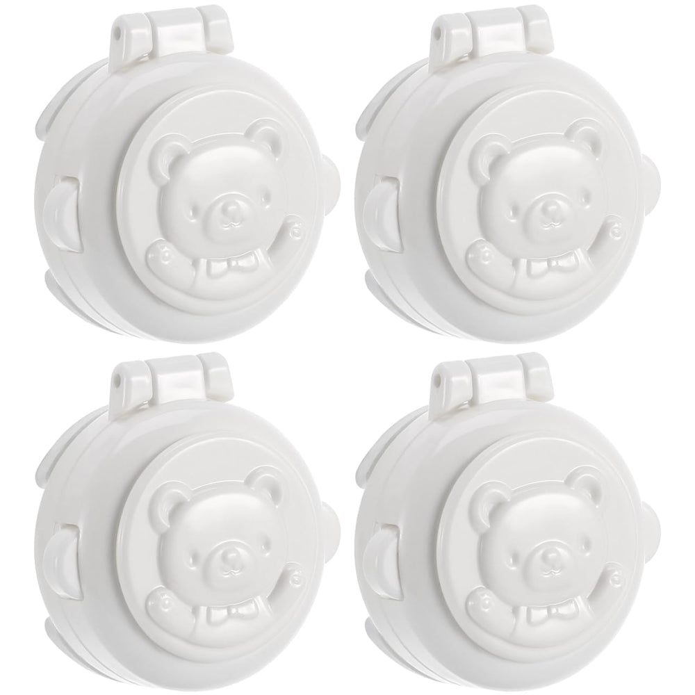 Homoyoyo cartoon safety lock covers the washer button for childproofing