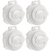 Homoyoyo cartoon safety lock covers the washer button for childproofing