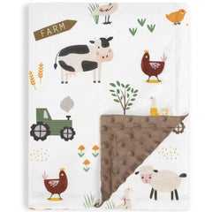HOMRITAR baby-blanket soft-plush-fabric for gentle infant skin comfort.