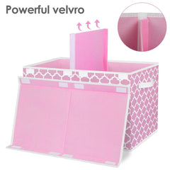 Homyfort toy box pink divider removed for larger items