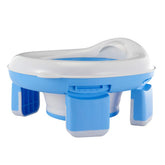 Honboom Kids Travel Potty folded in its travel bag for easy car storage.