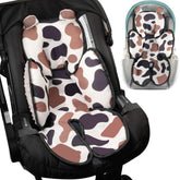 Honeau 3in1 head-body support grey front view shows breathable cotton comfort.