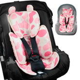Honeau Baby 3in1 head/body support front view for newborn comfort during rides.