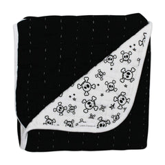 HonestBaby blanket during tummy time shows 35x35 versatility for play.