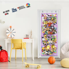 Honeyera Plush Storage sturdy metal hooks securely fasten the hanging system.