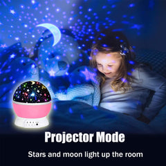 HONGID star projector portable ceiling view for travel-friendly bedtime rituals.