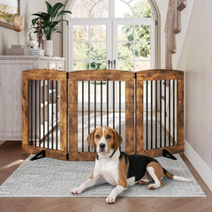 HOOBRO 360-degree hinge enables flexible doorway access for pets.