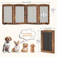 HOOBRO rustic brown finish adds warm furniture-grade look