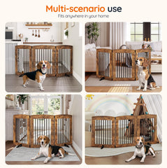 HOOBRO gate uses sturdy metal tubing for lasting pet barrier.