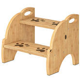 HOOBRO bear-shape toddler step stool adds playful support for daily tasks.