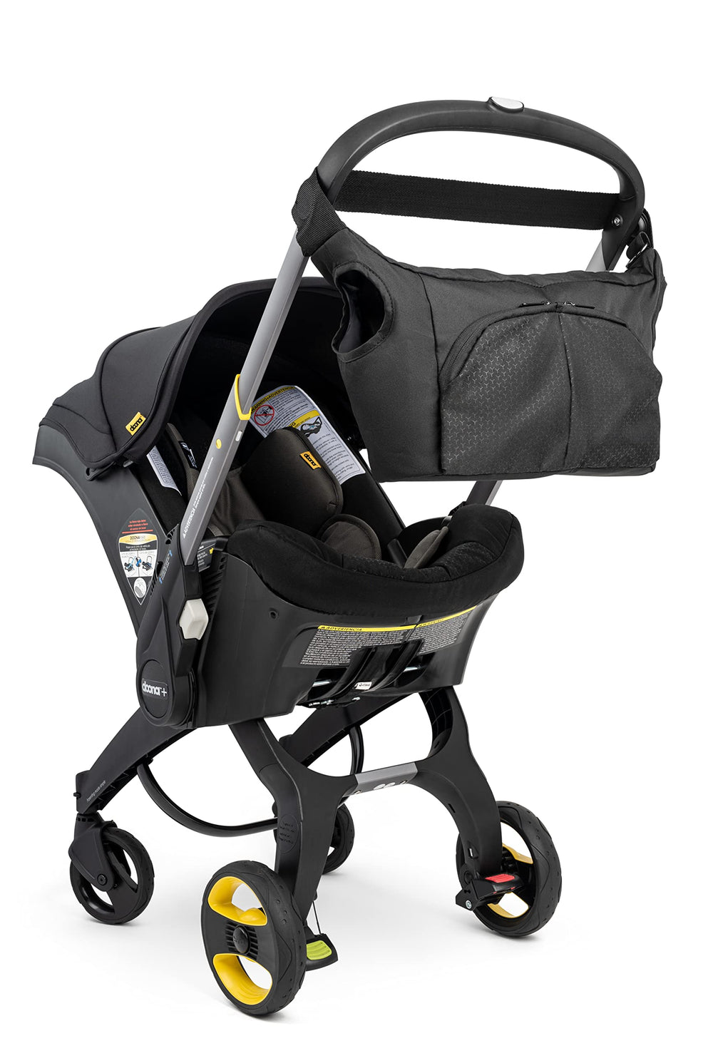 hoodababy Essentials diaper bag with Doona compatibility for easy stroller use