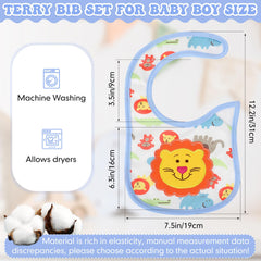 HooLing bib in soft cotton-poly fabric feels gentle on skin.