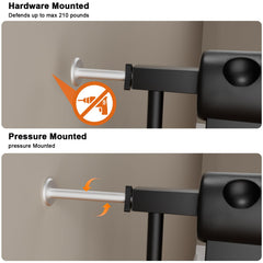 HOOOEN one-hand operation gate allows easy access for adults