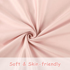 Hooyax baby lounger cover pink flower fabric closeup highlights ultra-soft, stretchable material.