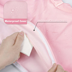 Hooyax baby nursing pillow cover pink easy-clean surface for daily wipe-downs