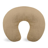 Hooyax muslin nursing pillow cover shows soft texture for gentle skin comfort.