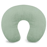 Hooyax Muslin Nursing Pillow Cover soft texture enhances baby comfort during feeding.