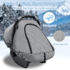 Hooyax windproof car seat cover blocks chilly drafts for infants