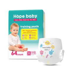 HOPE BABY 4T-5T training underwear pack with 64-count bundle for toddler potty training.