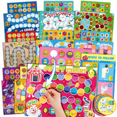 HORIECHALY Sensory Magic Potty Chart Set motivates toddlers during potty training