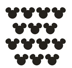 HORNO cartoon wall sticker black adds playful character to kids' rooms, simple decorating.