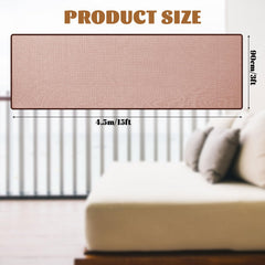 Hosuly Banister Guard brown mesh closeup highlights durable polyester material for long-lasting use.