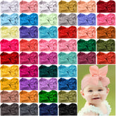 Hoteam baby bows headbands in color variety for everyday outfits and photos.
