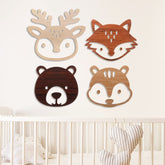 Hoteam Woodland deer wall decor adds a cozy focal point to nursery walls.