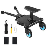 HOTMUZ universal stroller board assembly shows quick attach for versatile stroller compatibility.