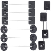 Hotop fridge lock 8-pieces set keeps cabinets secure and child-safe.