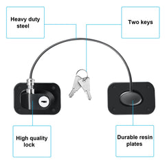 Hotop lock features scratch-proof powder coat for durable kitchen protection.