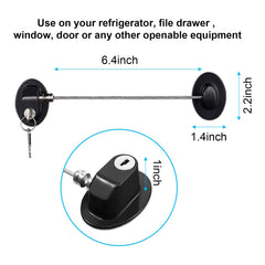Hotop refrigerator lock keys provide easy access control for kids.