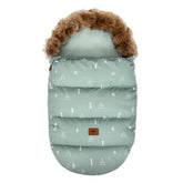 HOUSBAY baby stroller footmuff with winter-ready exterior keeps baby warm.
