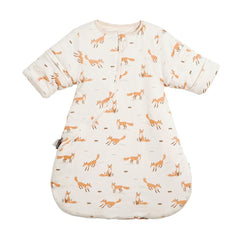 HOUSBAY Fox sleep sack front view, cozy wearable blanket for safe nighttime sleep