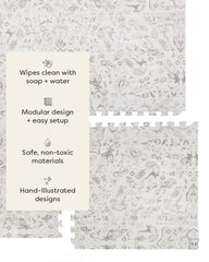 House of Noa baby play mat Latte Emile rug-like finish in modern nursery